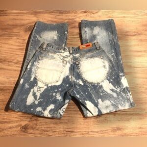 Y2K Tommy Hilfiger Size 2 Women’s Bleached Denim Jeans Early 2000s